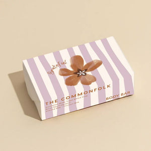 THE COMMONFOLK Body Bar - Grateful Stripe SOAP - Zabecca Living