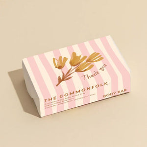 THE COMMONFOLK Body Bar - Thank You Stripe SOAP - Zabecca Living