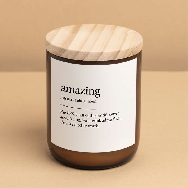 THE COMMONFOLK Dictionary Meaning Candle - Amazing CANDLE - Zabecca Living