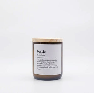 THE COMMONFOLK Dictionary Meaning Candle - Bestie CANDLE - Zabecca Living