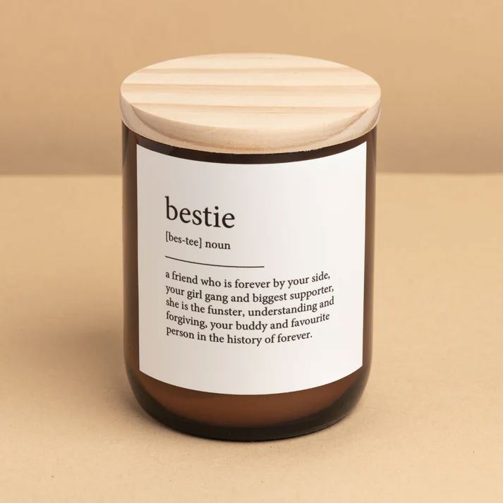 THE COMMONFOLK Dictionary Meaning Candle - Bestie CANDLE - Zabecca Living
