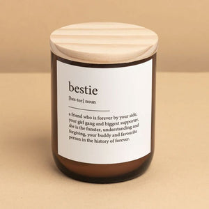 THE COMMONFOLK Dictionary Meaning Candle - Bestie CANDLE - Zabecca Living