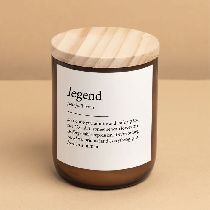 THE COMMONFOLK Dictionary Meaning Candle - Legend CANDLE - Zabecca Living