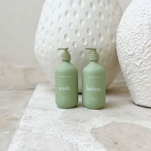 THE COMMONFOLK Keep It Simple Wash & Lotion Kit - Sage HAND AND BODY WASH - Zabecca Living