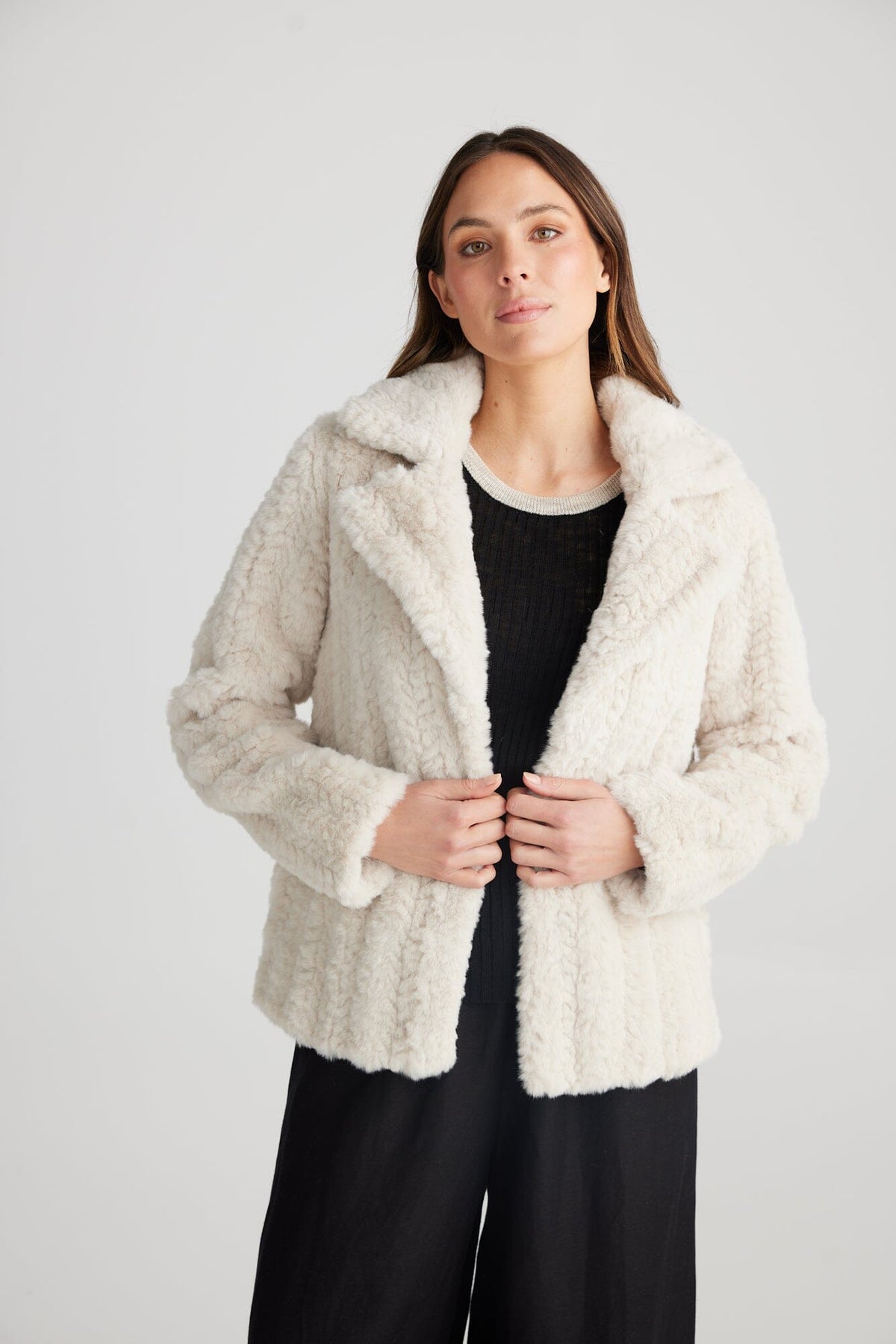 THE SHANTY CORPORATION Alejandra Jacket - Off-White Jacket - Zabecca Living