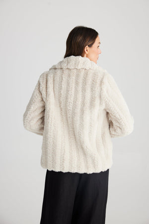 THE SHANTY CORPORATION Alejandra Jacket - Off-White Jacket - Zabecca Living