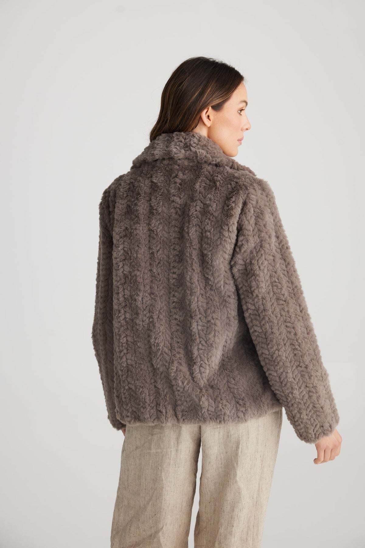 THE SHANTY CORPORATION Alejandra Jacket - Stone Jacket - Zabecca Living