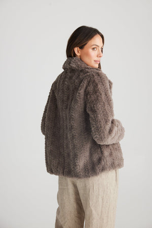 THE SHANTY CORPORATION Alejandra Jacket - Stone Jacket - Zabecca Living