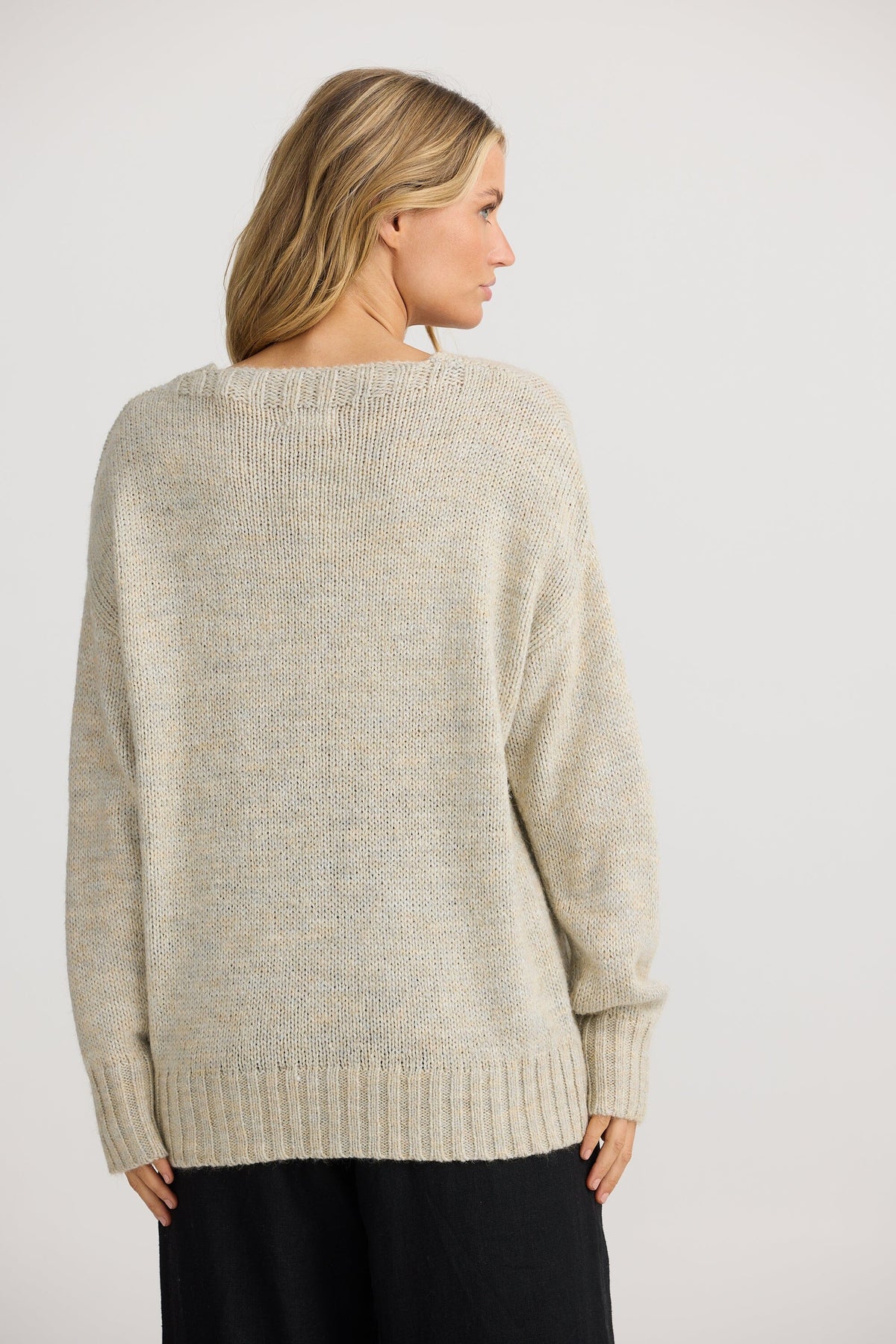 THE SHANTY CORPORATION Amar Knit - Oatmeal Jumpers + Knitwear - Zabecca Living