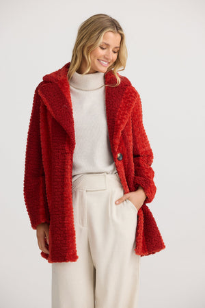 THE SHANTY CORPORATION Cadiz Jacket - Red Jacket - Zabecca Living