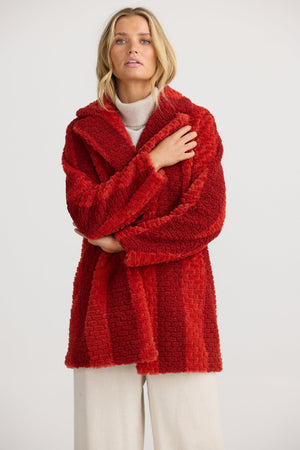 THE SHANTY CORPORATION Cadiz Jacket - Red Jacket - Zabecca Living
