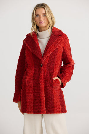 THE SHANTY CORPORATION Cadiz Jacket - Red Jacket - Zabecca Living