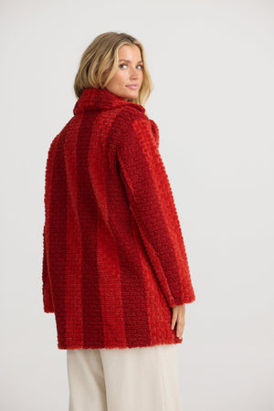 THE SHANTY CORPORATION Cadiz Jacket - Red Jacket - Zabecca Living