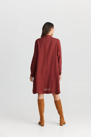 THE SHANTY CORPORATION Cruz Dress - Wine Dress - Zabecca Living