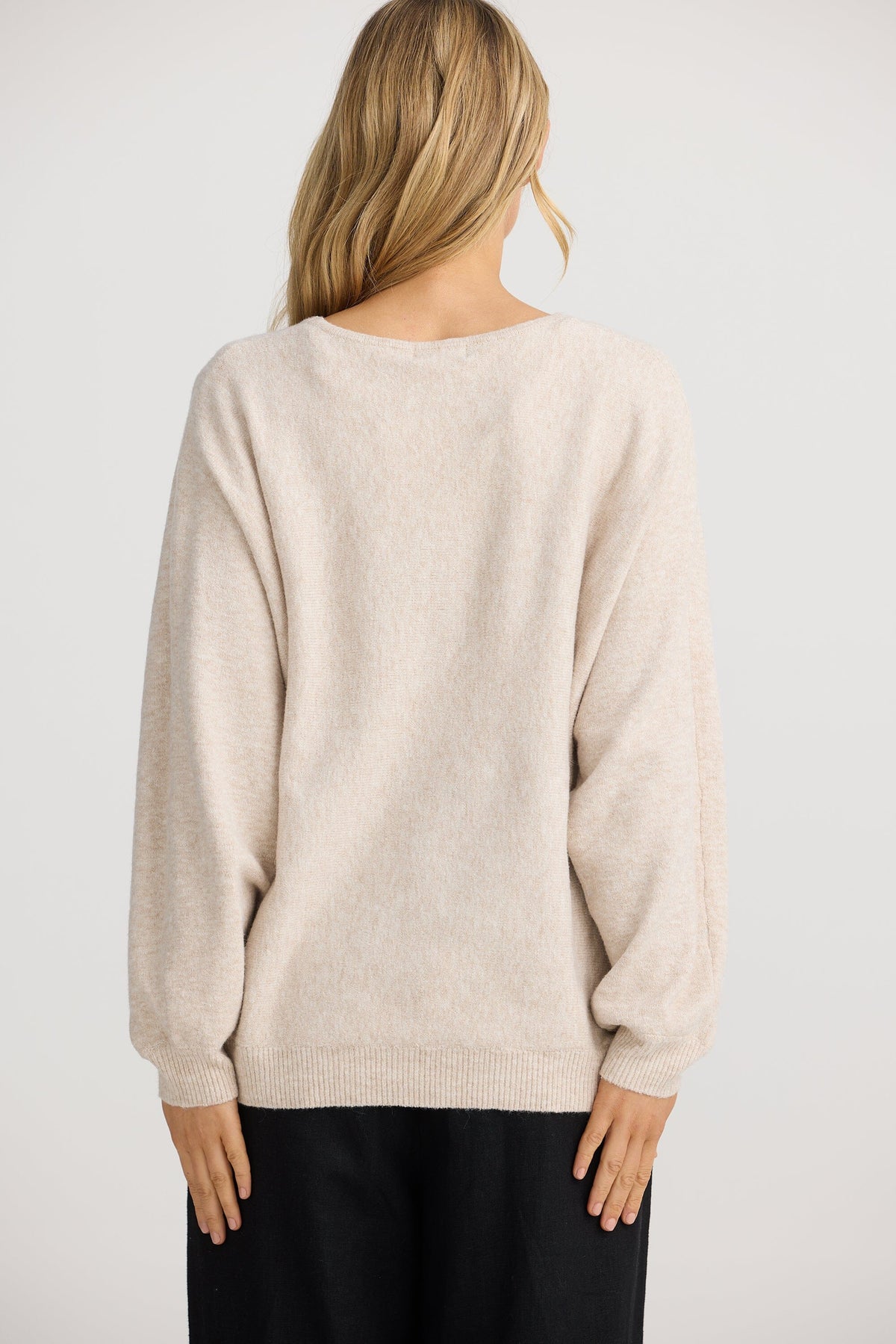 THE SHANTY CORPORATION Freddie Knit - Natural Jumpers + Knitwear - Zabecca Living