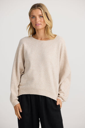 THE SHANTY CORPORATION Freddie Knit - Natural Jumpers + Knitwear - Zabecca Living