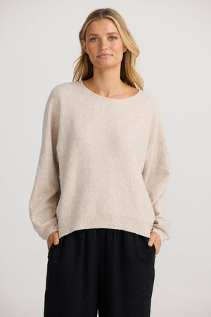 THE SHANTY CORPORATION Freddie Knit - Natural Jumpers + Knitwear - Zabecca Living