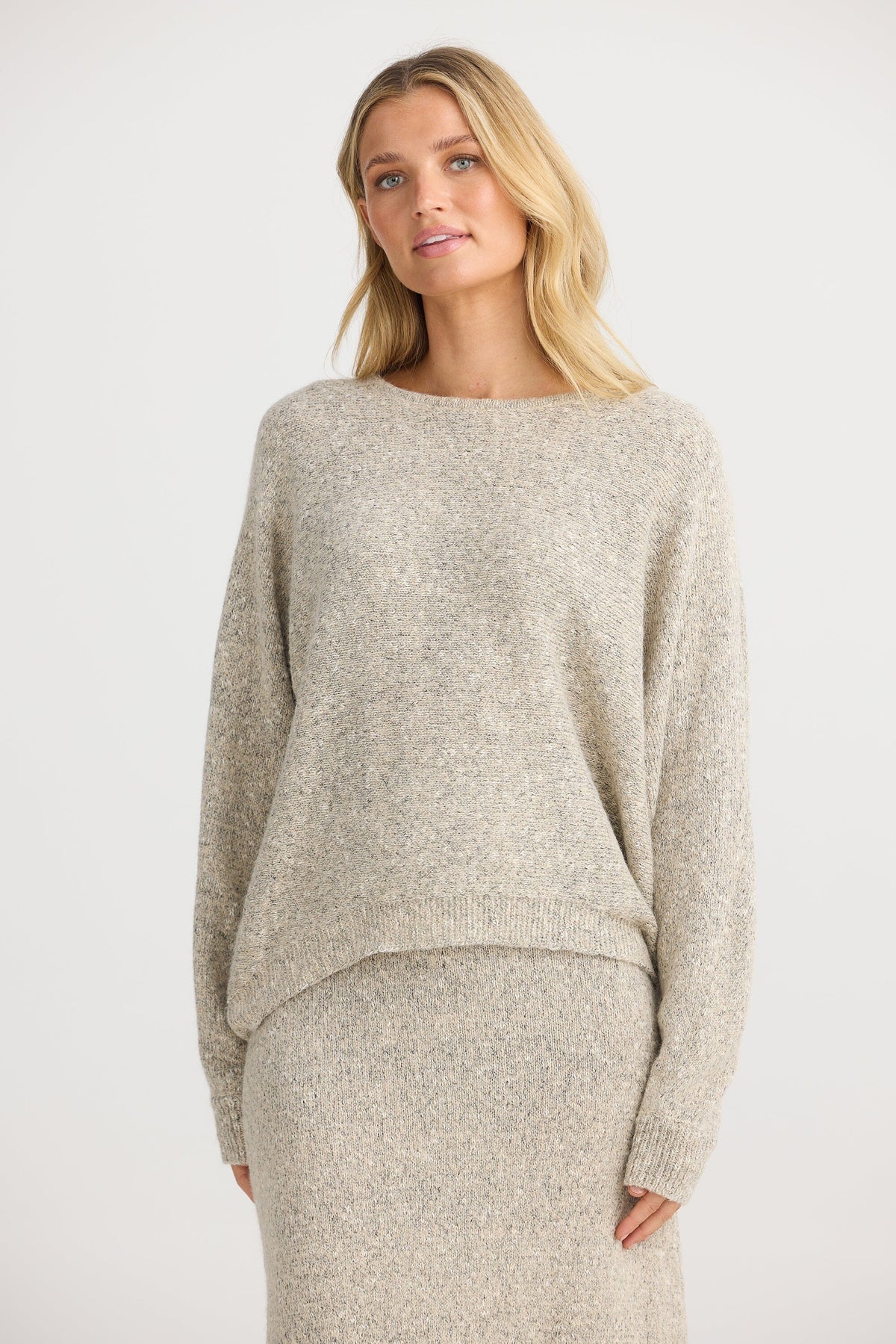 THE SHANTY CORPORATION Freddie Knit - Oatmeal Jumpers + Knitwear - Zabecca Living