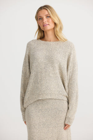 THE SHANTY CORPORATION Freddie Knit - Oatmeal Jumpers + Knitwear - Zabecca Living
