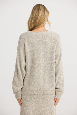 THE SHANTY CORPORATION Freddie Knit - Oatmeal Jumpers + Knitwear - Zabecca Living