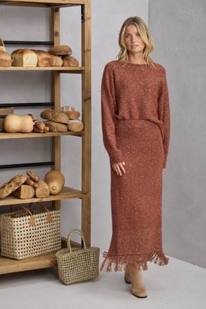 THE SHANTY CORPORATION Freddie Knit - Paprika Jumpers + Knitwear - Zabecca Living
