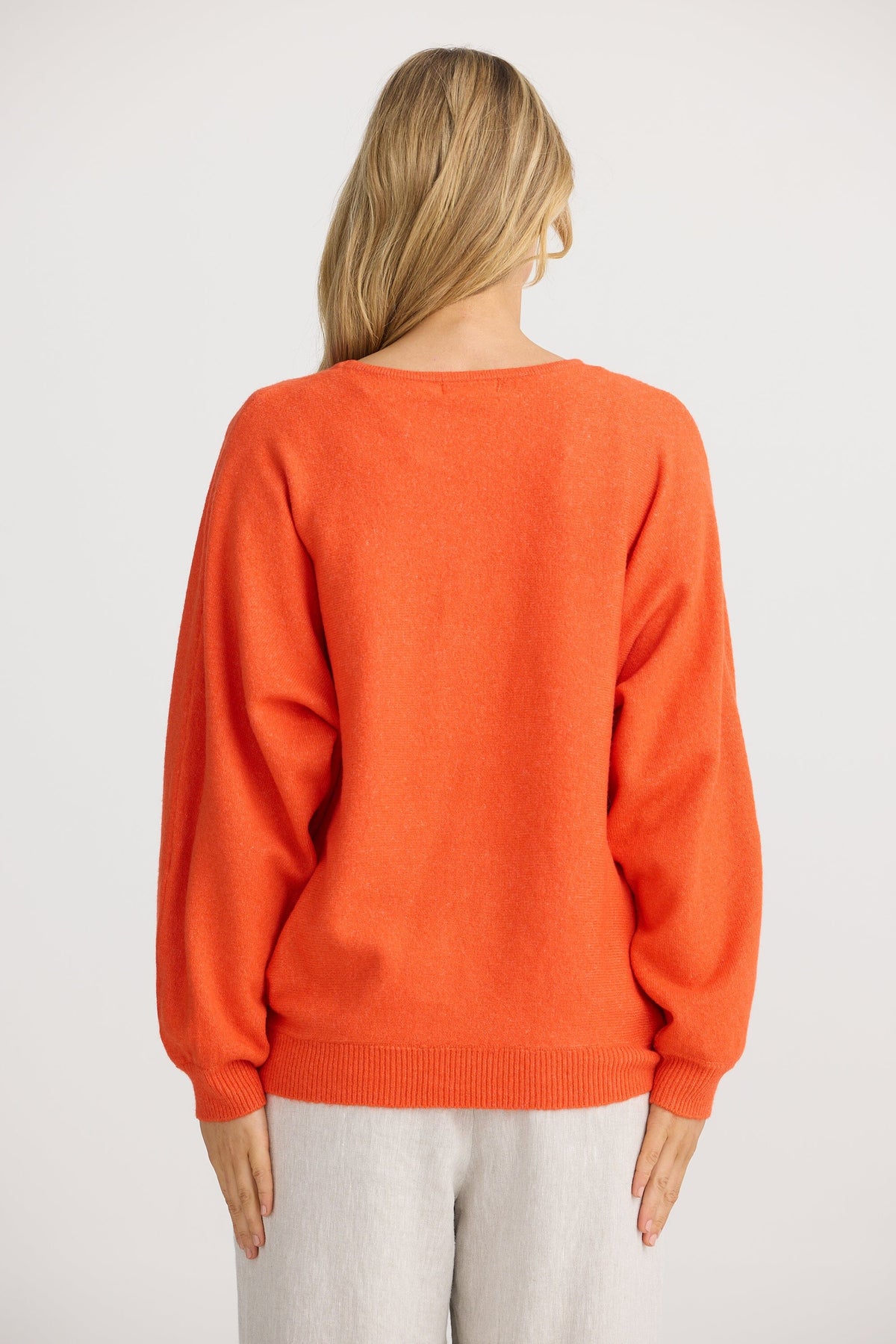 THE SHANTY CORPORATION Freddie Knit - Tangerine Jumpers + Knitwear - Zabecca Living