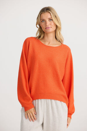 THE SHANTY CORPORATION Freddie Knit - Tangerine Jumpers + Knitwear - Zabecca Living