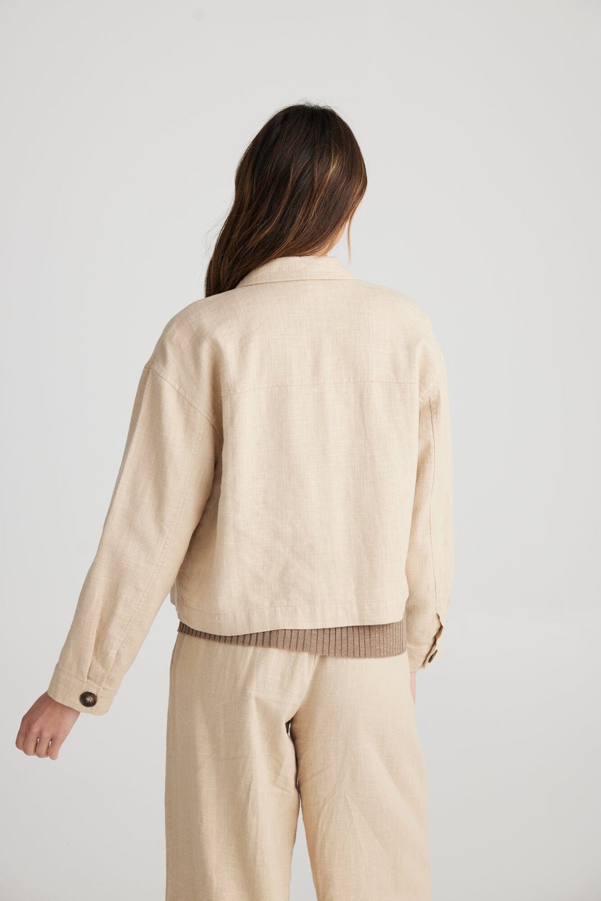 THE SHANTY CORPORATION Lennox Jacket - Natural Jacket - Zabecca Living