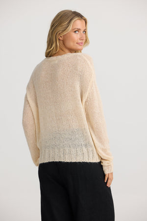 THE SHANTY CORPORATION Momento Knit - Natural Jumpers + Knitwear - Zabecca Living