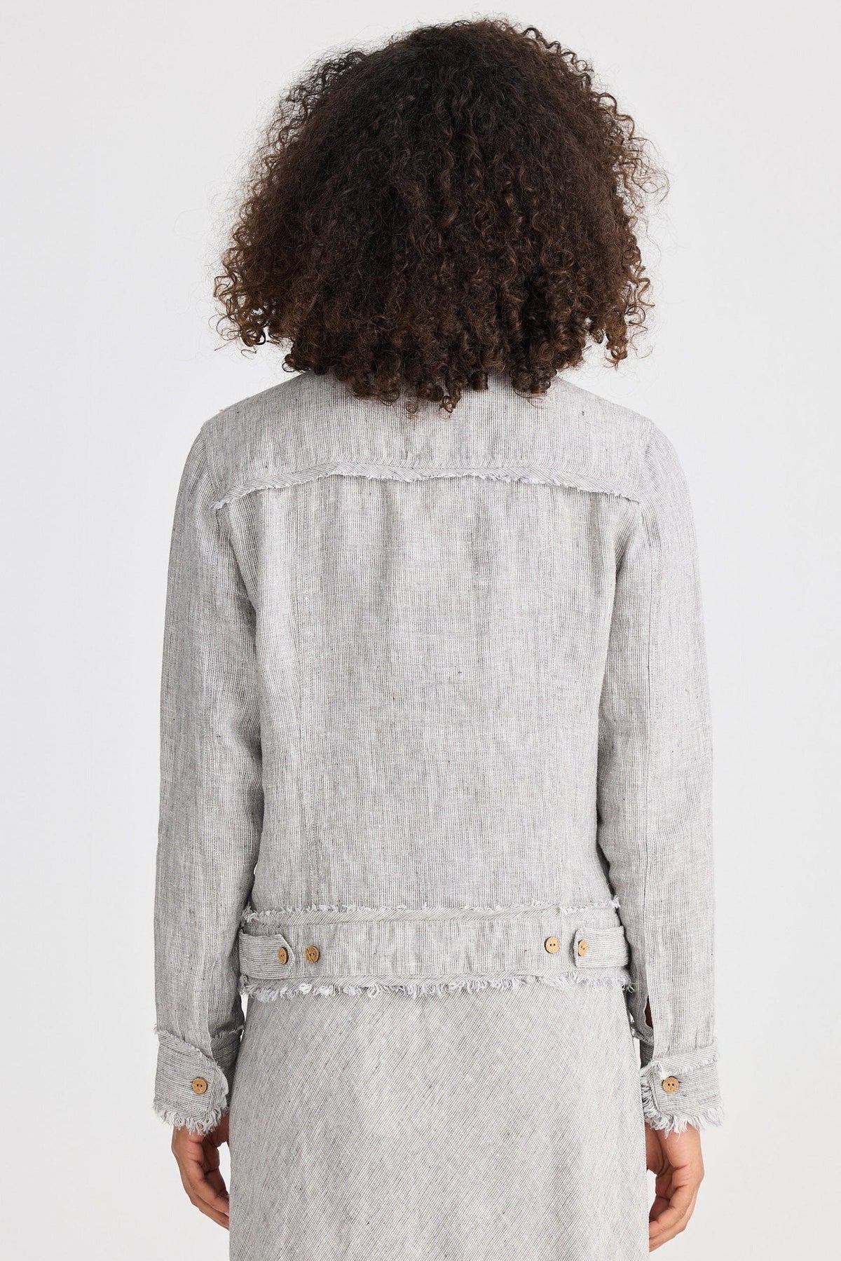 THE SHANTY CORPORATION Monza Jacket - Charcoal Fleck Jacket - Zabecca Living