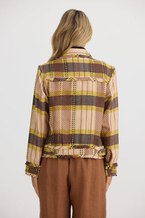 THE SHANTY CORPORATION Monza Jacket - Santiago Check Jacket - Zabecca Living