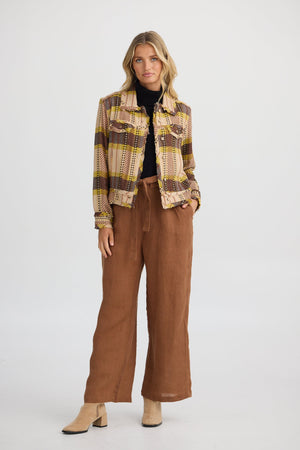 THE SHANTY CORPORATION Monza Jacket - Santiago Check Jacket - Zabecca Living