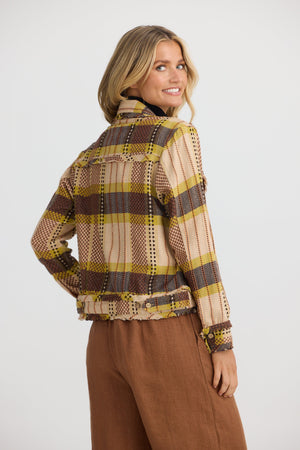 THE SHANTY CORPORATION Monza Jacket - Santiago Check Jacket - Zabecca Living