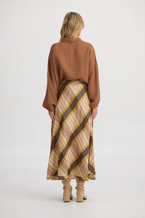 THE SHANTY CORPORATION Sicily Skirt - Santiago Check Skirt - Zabecca Living