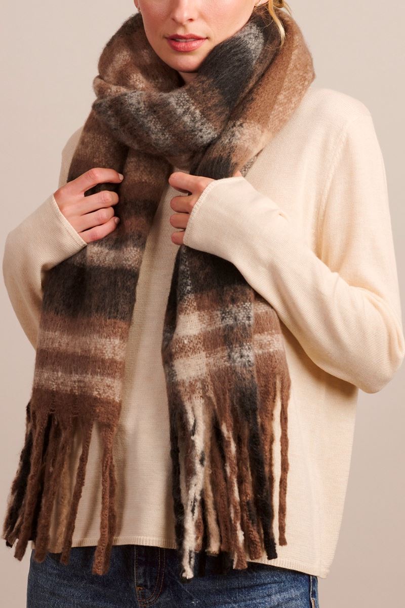 TIGER TREE Davos Scarf - Black scarf - Zabecca Living