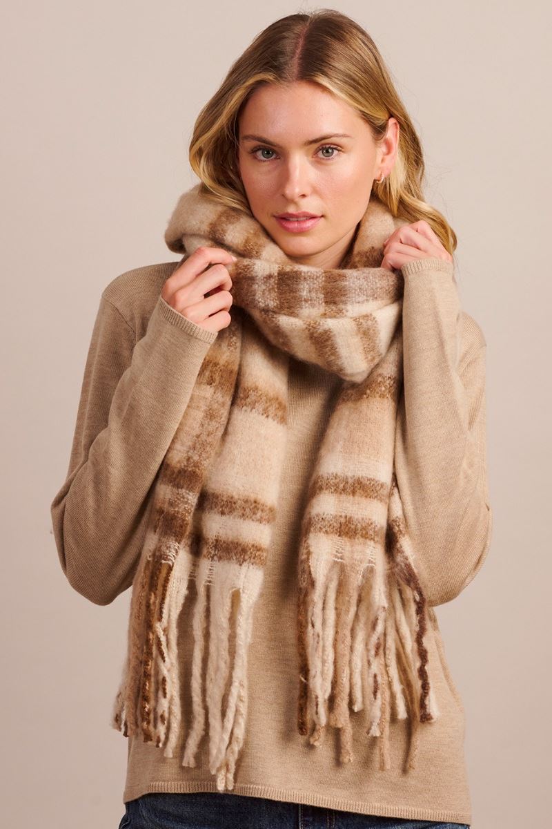 TIGER TREE Davos Scarf - Latte scarf - Zabecca Living
