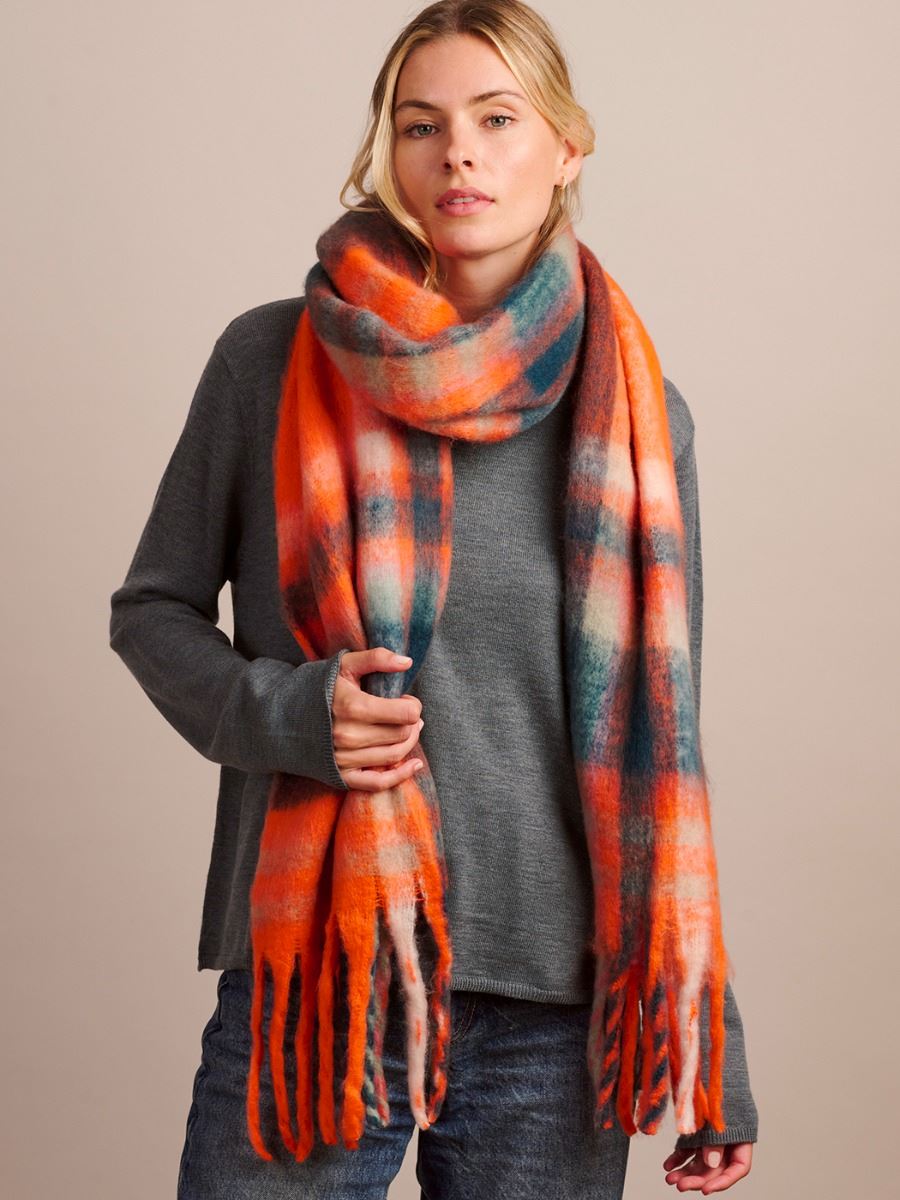 TIGER TREE Laax Scarf - Orange scarf - Zabecca Living