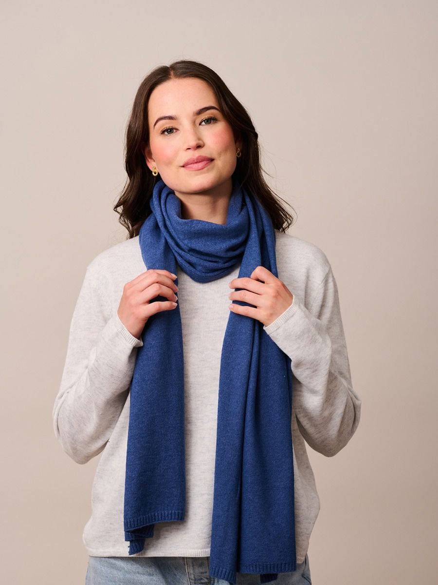 TIGER TREE St Moritz Scarf - Denim scarf - Zabecca Living
