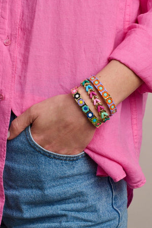 TIGER TREE Tile Bracelet - Pinks Arrow BRACELET - Zabecca Living