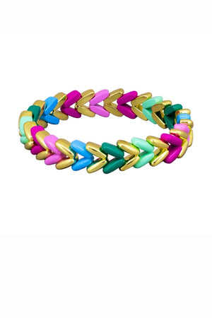 TIGER TREE Tile Bracelet - Pinks Arrow BRACELET - Zabecca Living