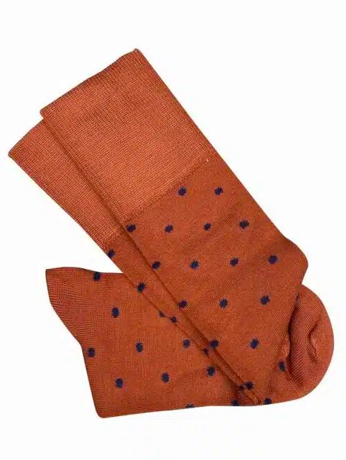 TIGHTOLOGY Merino Wool Socks - Dotty Paprika Socks - Zabecca Living