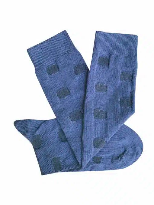 TIGHTOLOGY Merino Wool Socks - Yayoi Blue Socks - Zabecca Living
