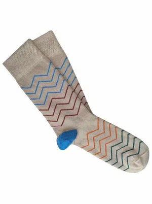 TIGHTOLOGY Waves Merino Wool Socks - Sand Socks - Zabecca Living