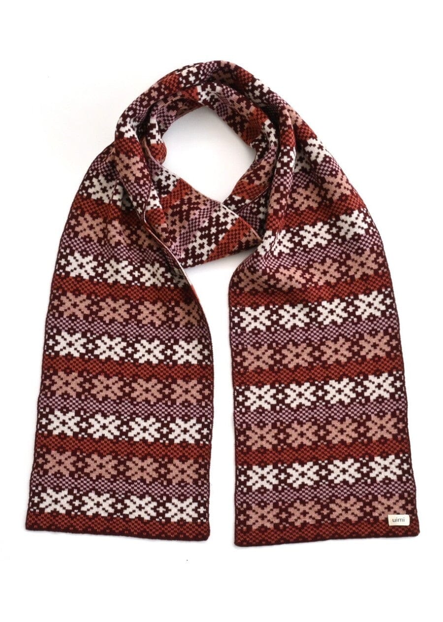 UIMI Heidi Merino Scarf - Merlot scarf - Zabecca Living