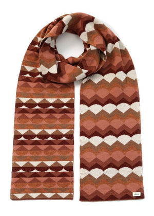 UIMI Marlo Geometric Merino Scarf - Butterscotch scarf - Zabecca Living