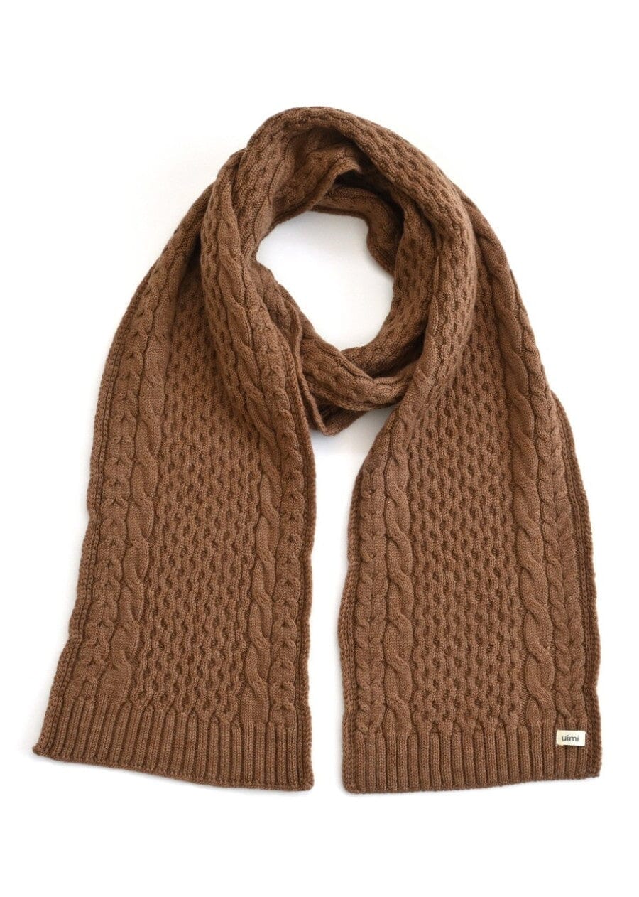 UIMI Molly Merino Scarf - Coffee scarf - Zabecca Living