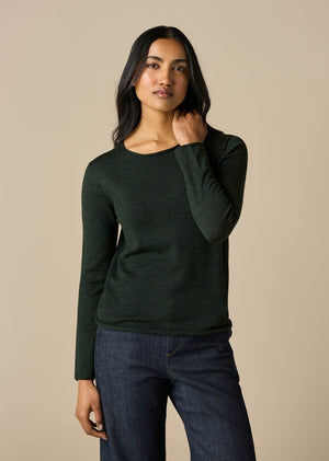 UIMI Phoebe Merino Top - Basil Jumpers + Knitwear - Zabecca Living