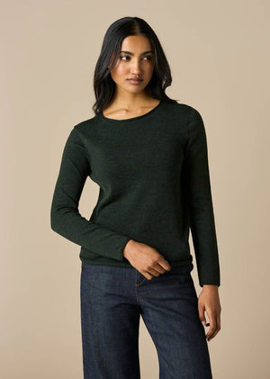 UIMI Phoebe Merino Top - Basil Jumpers + Knitwear - Zabecca Living