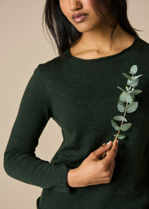 UIMI Phoebe Merino Top - Basil Jumpers + Knitwear - Zabecca Living