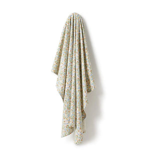 WILSON & FRENCHY Floral Organic Bunny Rug - Tinker Floral BABY BLANKET - Zabecca Living